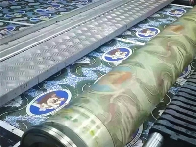 Tanżanija Wax-Linja tal-Produzzjoni tad-Tessili stampata